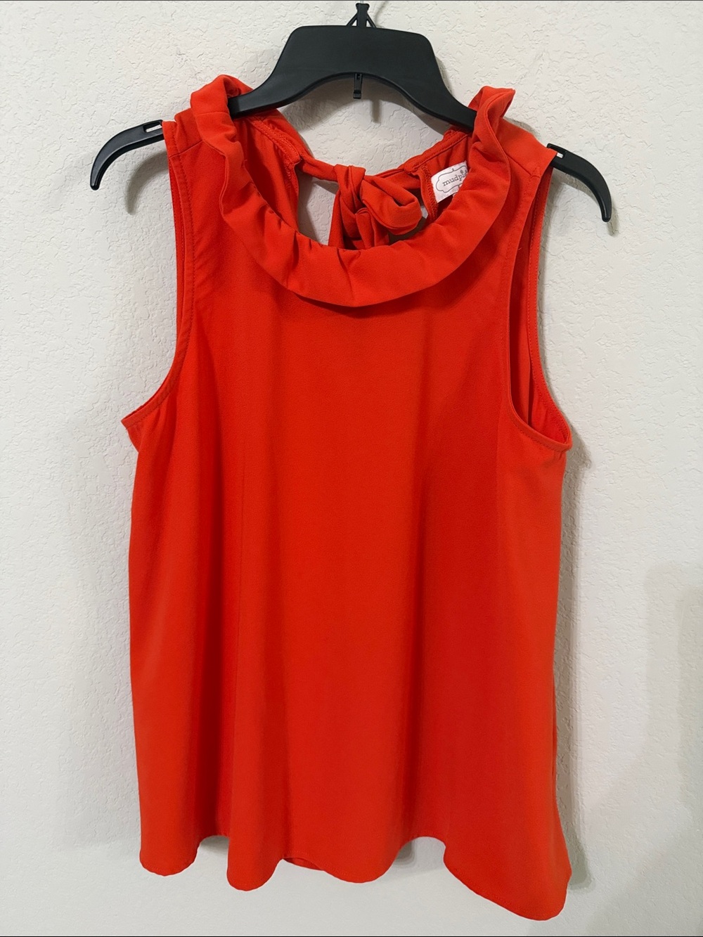 Mudpie Ruffle Tie-Back Tank